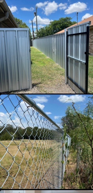metal fence