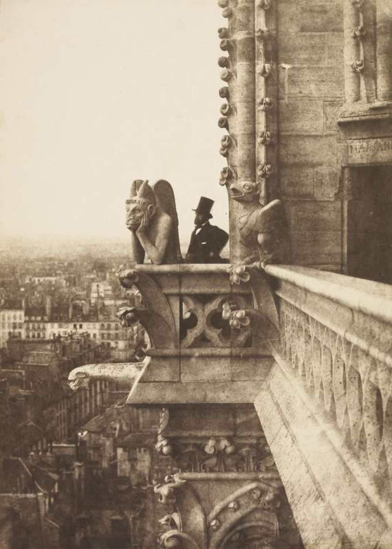 Historical image: Charles Nègre, Le Stryge, c. 1853. 