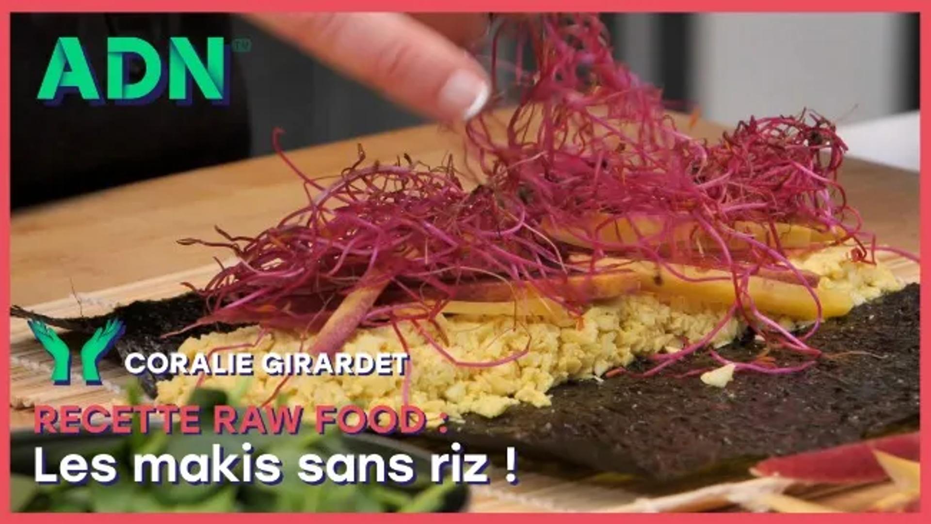 Recette Raw food : Les makis sans riz !