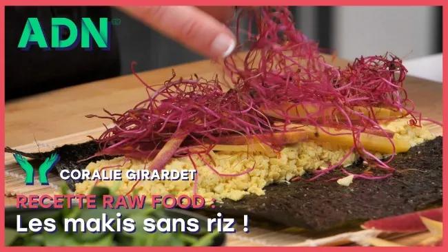 Recette Raw food : Les makis sans riz !