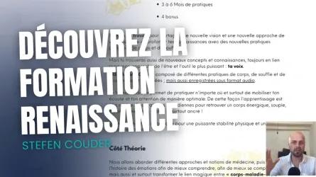Découvrez ma formation Renaissance !