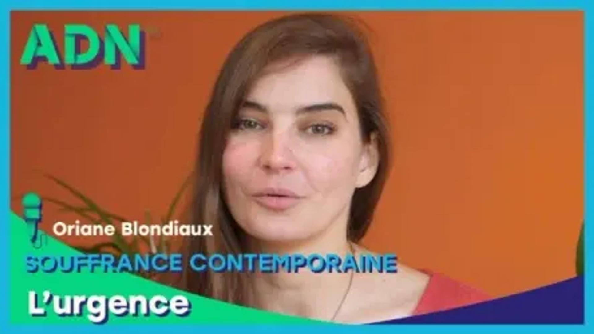 Souffrance contemporaine : L'urgence