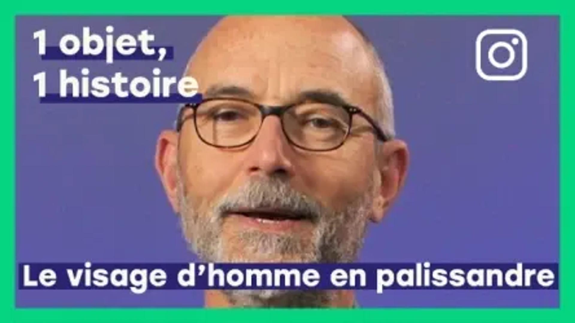 1 objet, 1 histoire : Le visage d'homme en palissandre