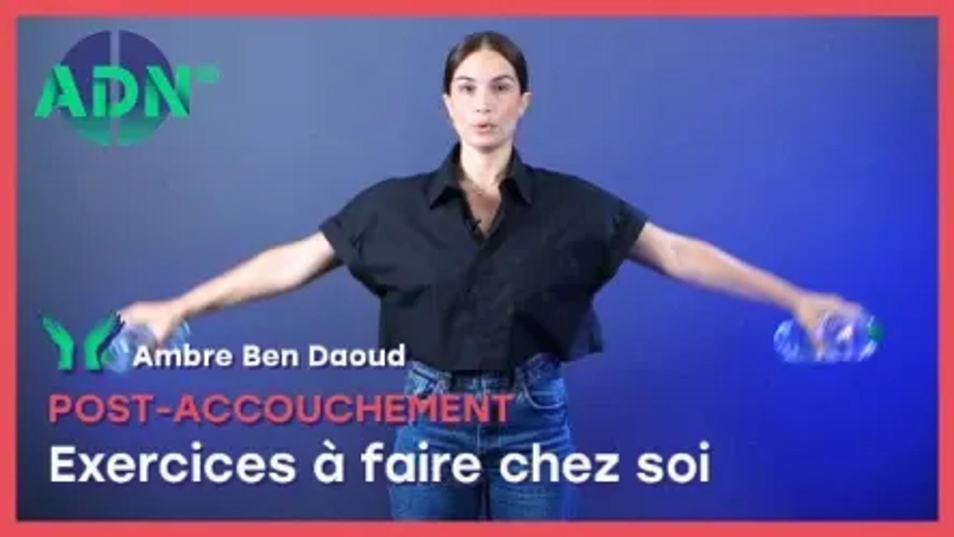 Post-accouchement : Petits exercices à faire chez soi