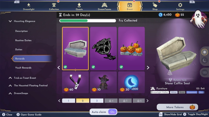 Star Path reward screen with several rewards and event currency balances visible.