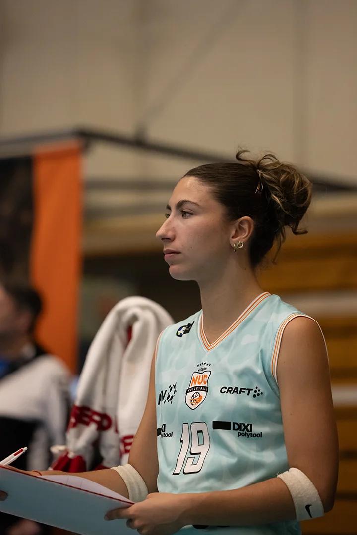 Asia Marzocchella viteos NUC beim NLA-Finalspiel Viteos NUC gegen VC Kanti Schaffhausen.