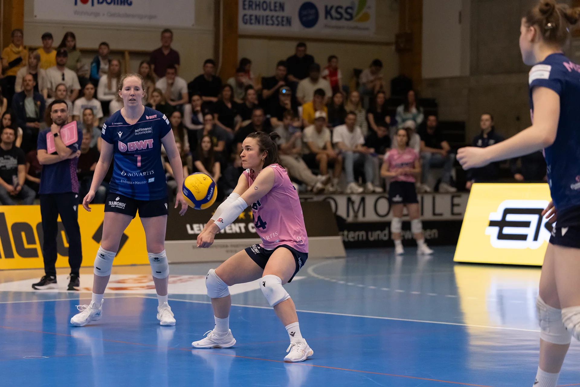 Romina Schnyder (Sm'Aesch Pfeffingen) als Libera, NLA-Playoff-Halbfinale gegen VC Kanti Schaffhausen.