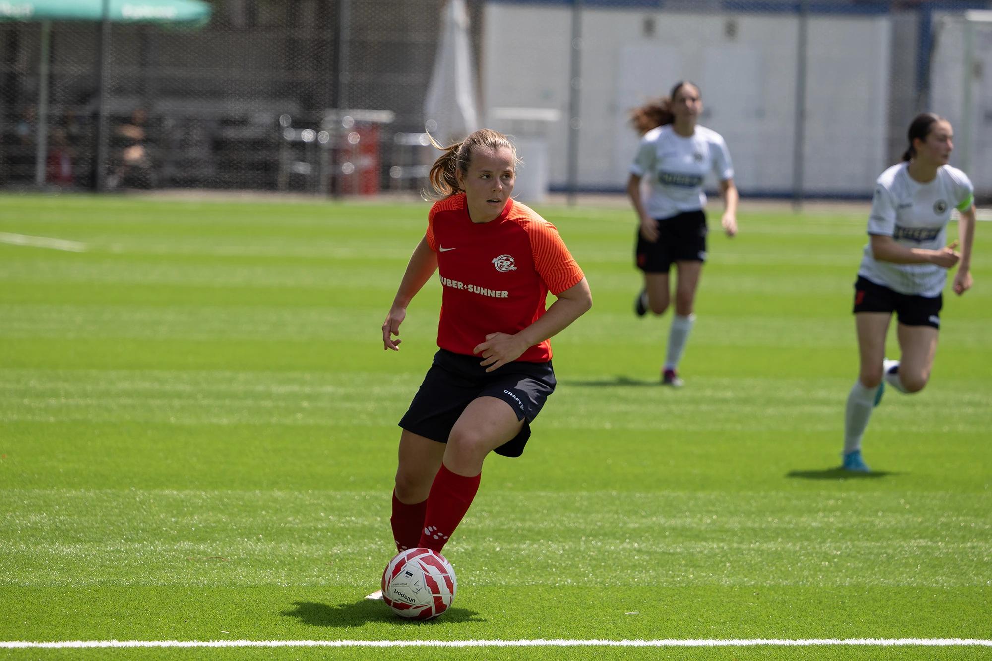 Damenfußball Sprint – Sportfotografie Schaffhausen 3. Liga