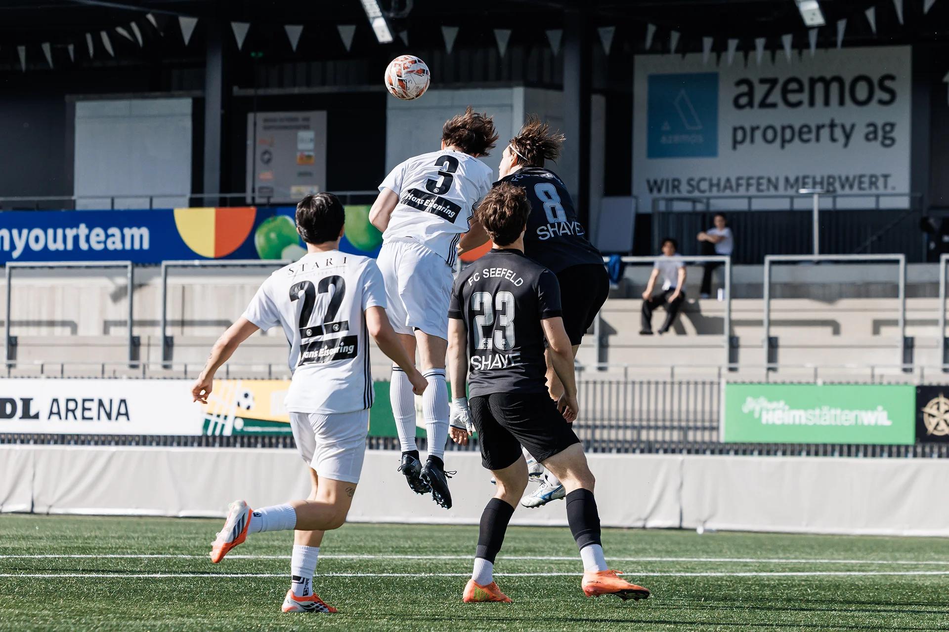 Gian Rudolf (FC Wil 1900 II) in der Innenverteidigung, 2.-Liga-interregional-Spiel gegen FC Seefeld Zürich.