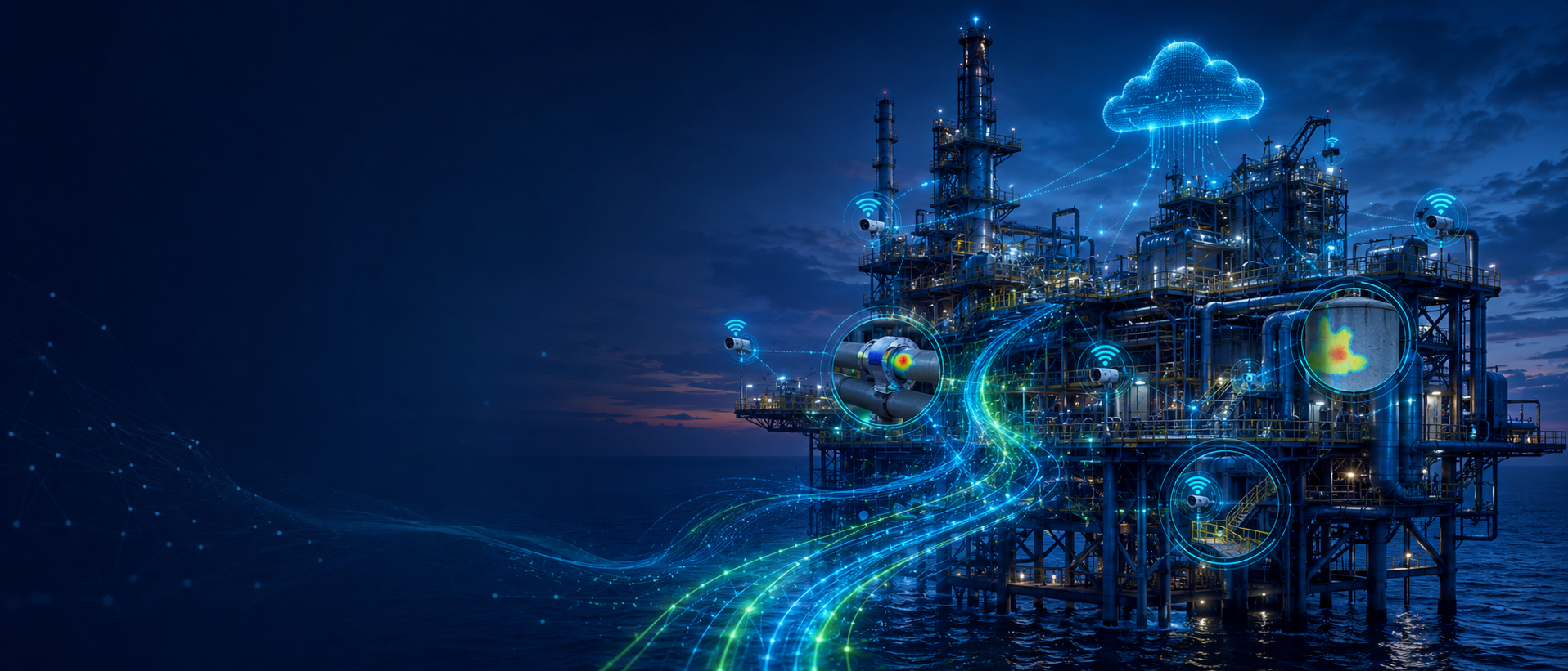 LiLz Guard wireless visual monitoring for oil and gas field inspection points