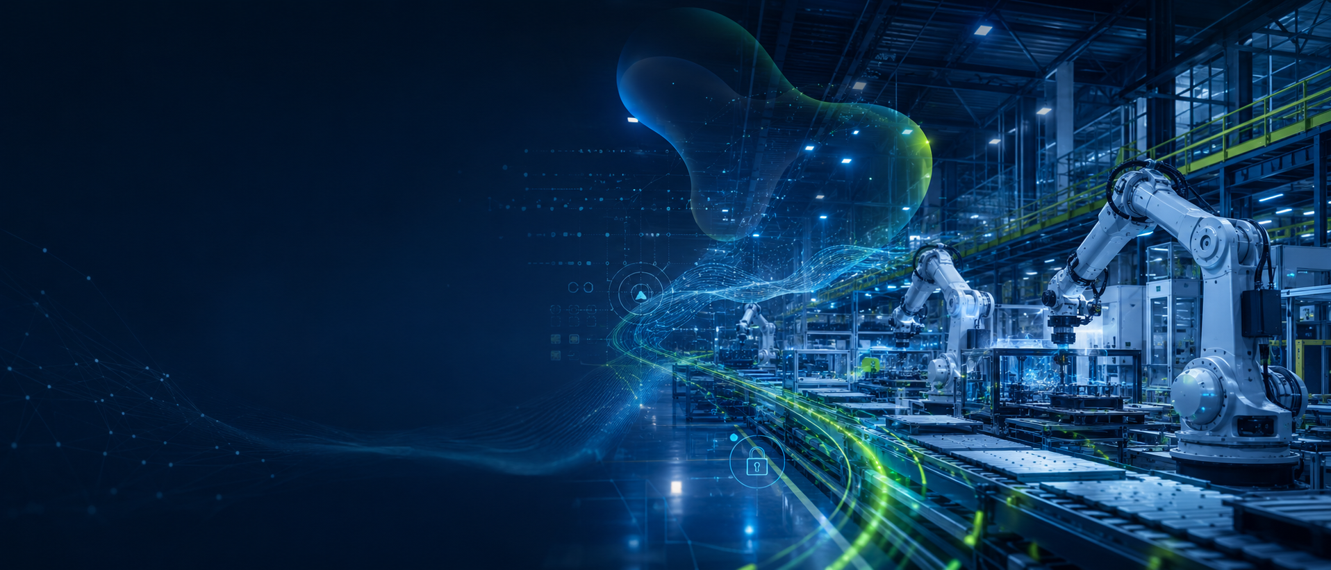 Manufacturing production line using KEPServerEX for industrial connectivity