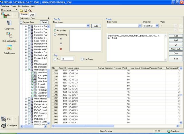 PROMIA RBI platform for risk-based inspection, asset integrity management, risk assessment, and inspection planning