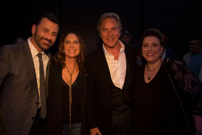 Jimmy Kimmel, Kate Markowitz, Don Johnson and Andrea Zonn