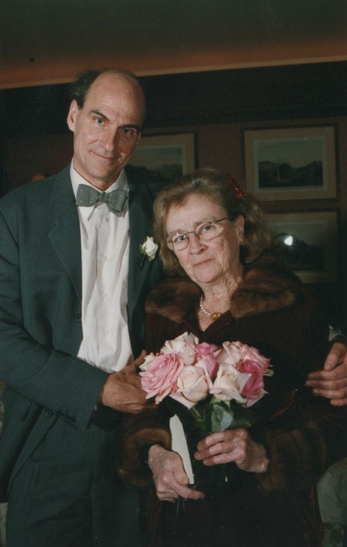 James and his mother Trudy who died November 2015
