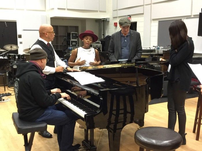 Rehearsals at the Kennedy Center. (Photo by Ellyn Kusmin).