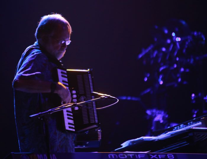Jim Cox on accordion. (Photo: Garry Brandon)
