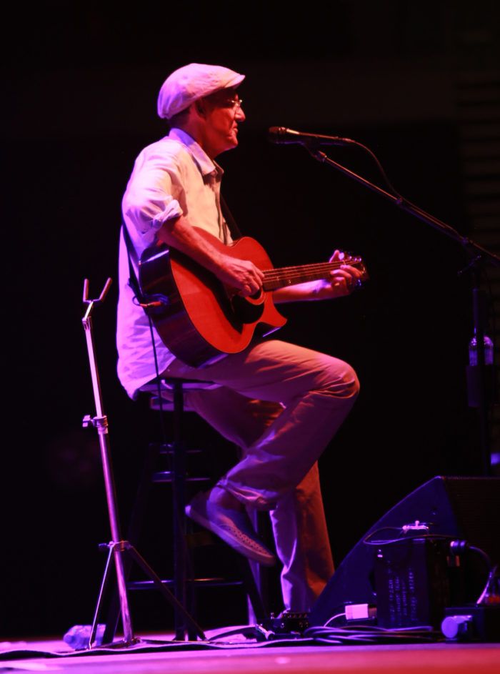 One man and his guitar. (Photo: Garry Brandon)