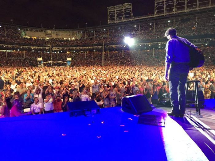 The view from the stage. Such an amazing crowd! (Photo: Jimmy Johnson)