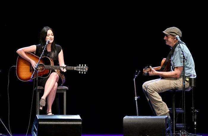 Kasey Musgraves and James onstage at All For The Hall, 9/27/16 at Novo DTLA. Photo by Matthew Simmons/Getty