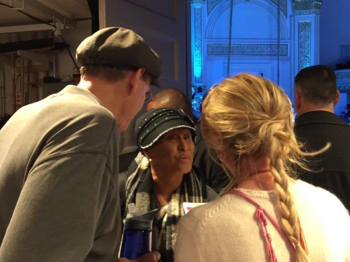 James with Trudie Styler and Darlene Love. (Photo: Ellyn Kusmin)