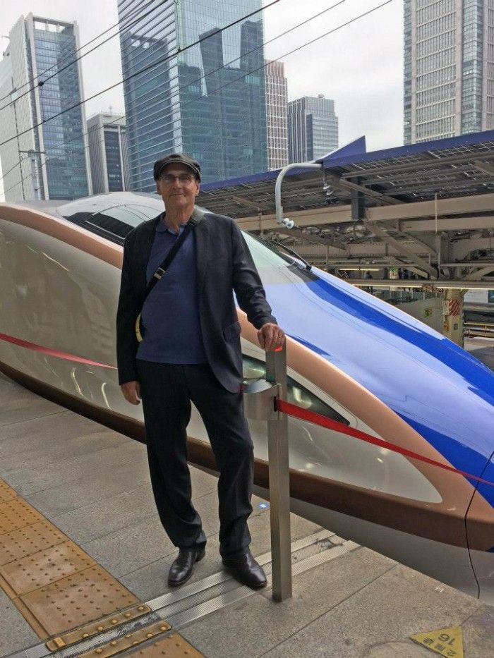 The bullet train (Shinkansen). Those things are FAST!