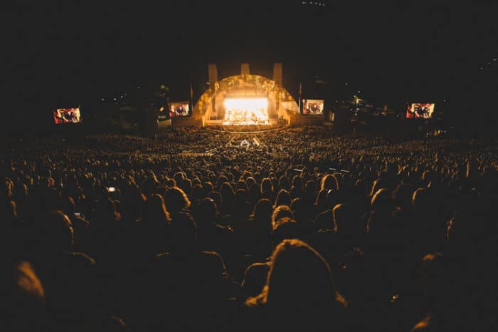 James Taylor, Hollywood Bowl, 2018, Photo by Catie Laffoon