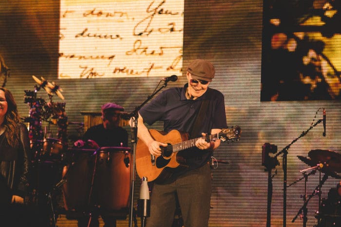 James Taylor, Hollywood Bowl 2018, Photo by Catie Laffoon