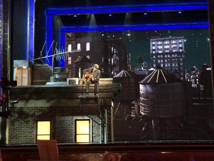 The incredible set for “Up on the Roof” (Photo: Ellyn Kusmin)