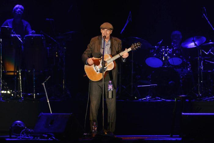 James onstage. (Photo: Andrew Wong)