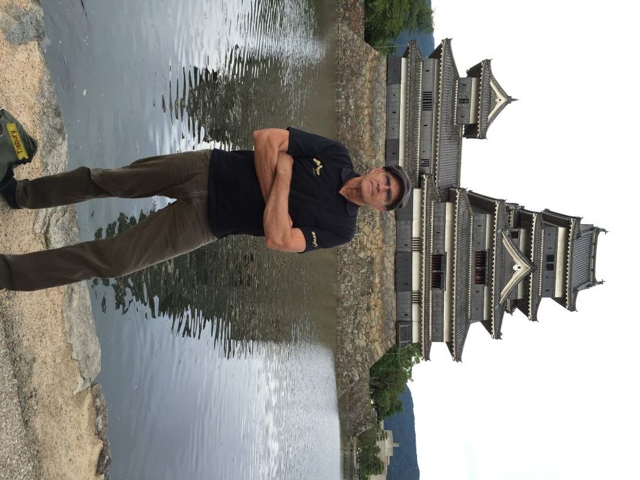 James at Matsumoto-Jo (castle). Photo by Kim Taylor.