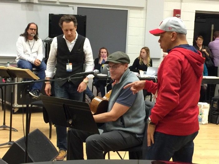 Rehearsals at the Kennedy Center. (Photo by Ellyn Kusmin).
