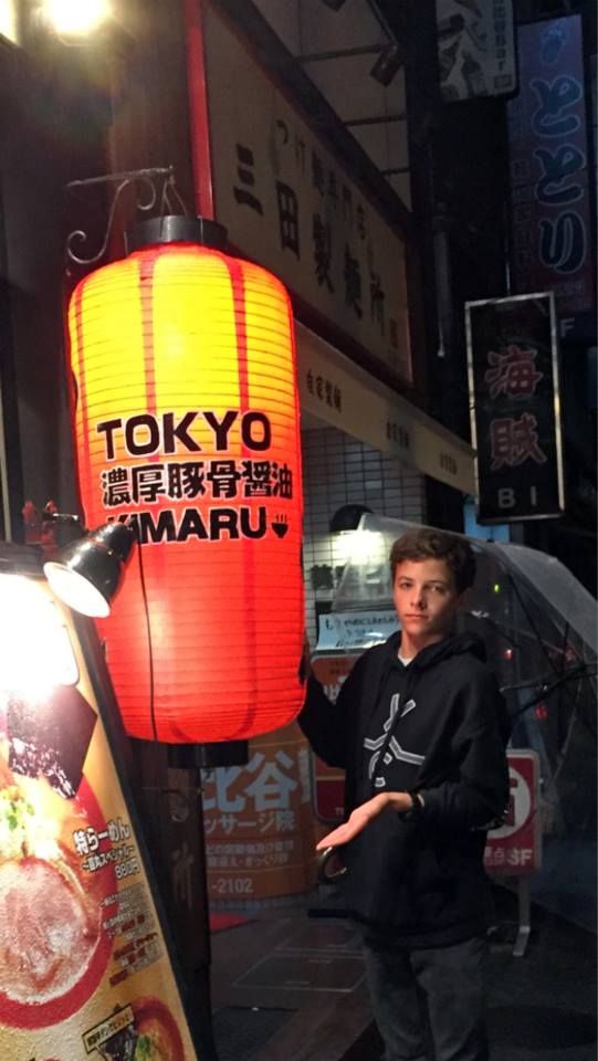 Henry in Ginza.