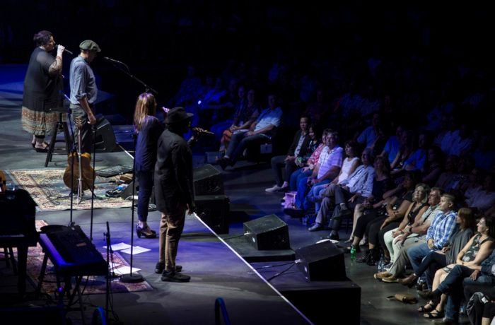 Vector Arena, Auckland, NZ. February 4, 2017. (Photo: Garry Brandon)