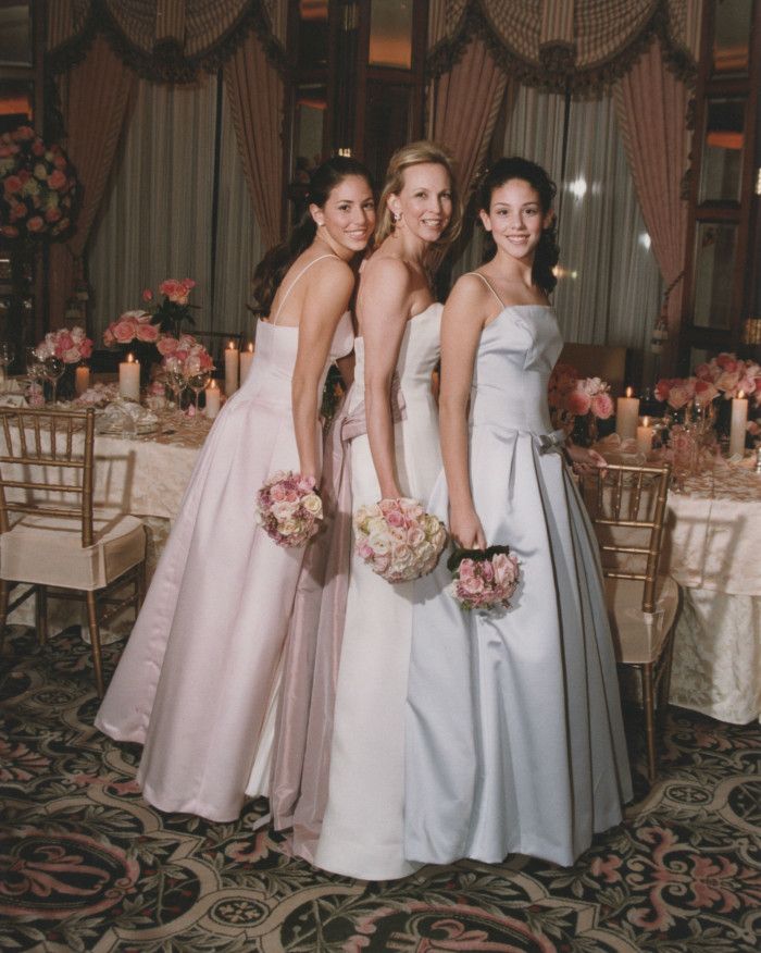 A happy trio!  Kim with Anne and Abigail. Kim’s gown was by Vera Wang, as were Anne’s and Abigail’s