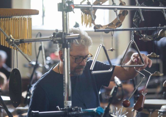 Percussionist Luis Conte. (Photo: Garry Brandon)