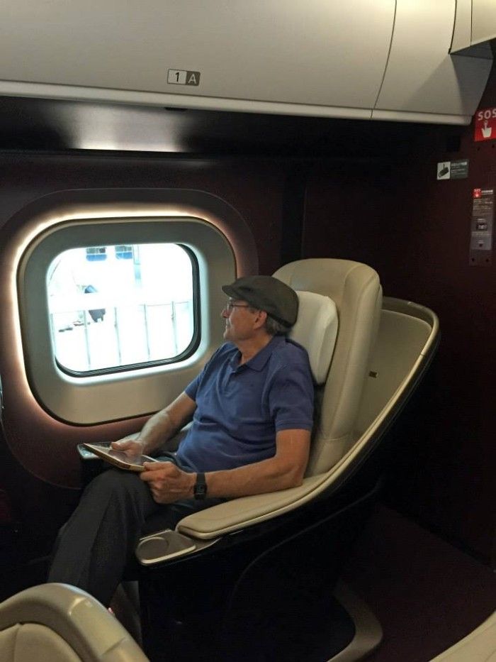 The inside is very comfortable.