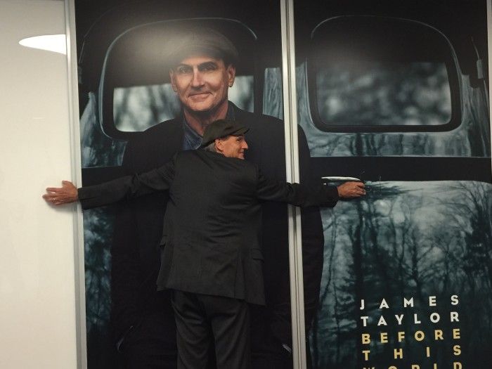 James visits the offices of Concord Music in Los Angeles.