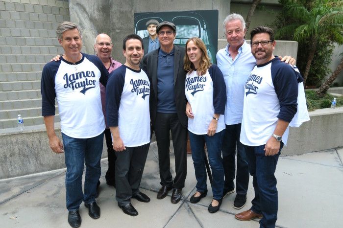 James visits the offices of Concord Music in Los Angeles.