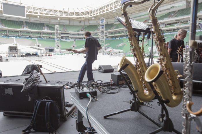 Allianz Parque, Sao Paulo, Brazil, April 6, 2017. Photo by Marcello Rossi.