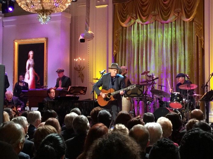 James performs. Photo by Ellyn Kusmin.