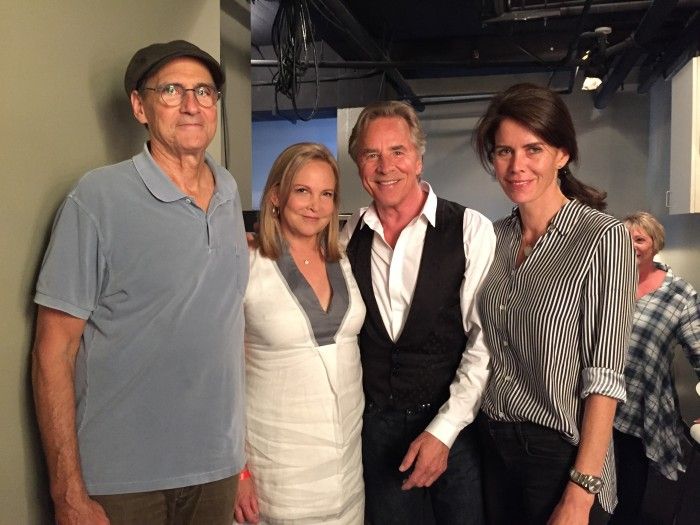 James, Kim, Don Johnson and Kelley Phelger