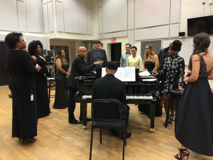 Rehearsals at the Kennedy Center. (Photo by Ellyn Kusmin).