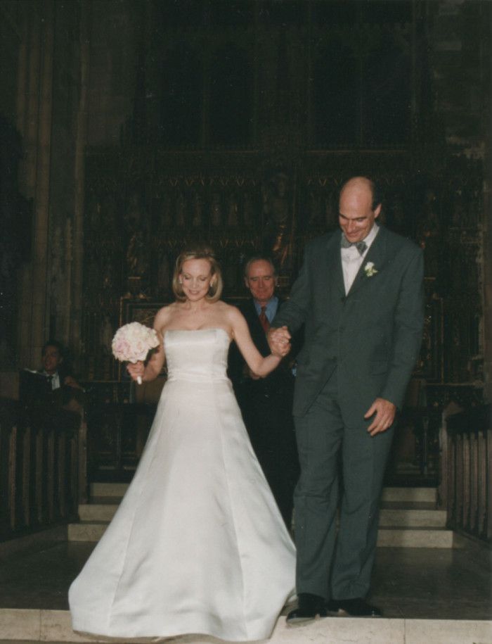 Just after the ceremony