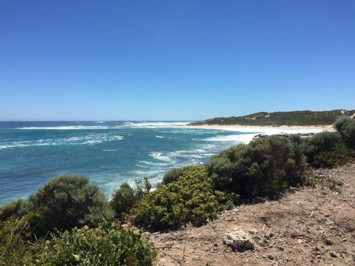 A day off at the beach in Perth. (Photo: James Taylor)