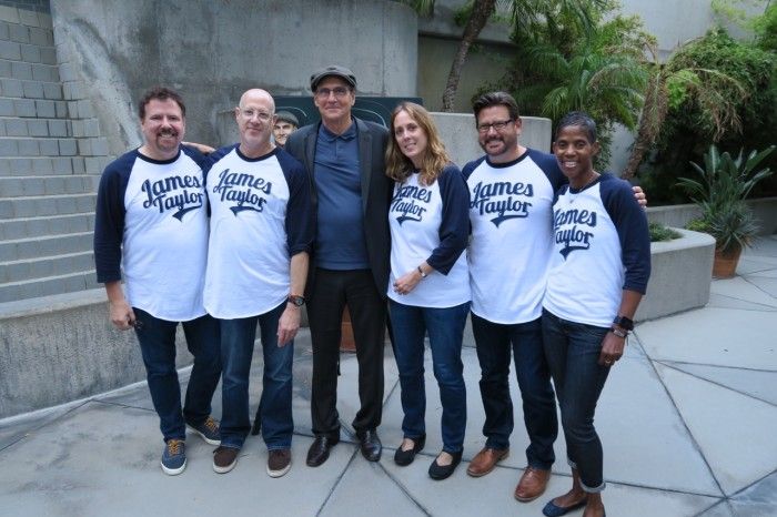 James visits the offices of Concord Music in Los Angeles.