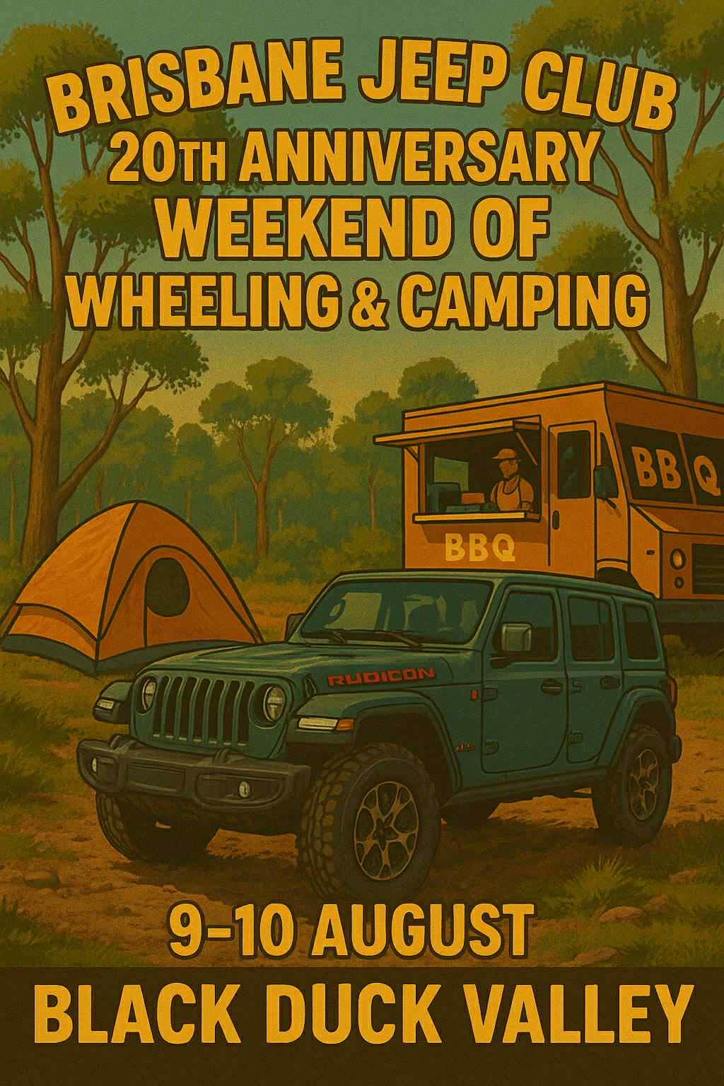 Don't miss Brisbane Jeep Club as we celebrate 20 incredible years of off-road adventures.