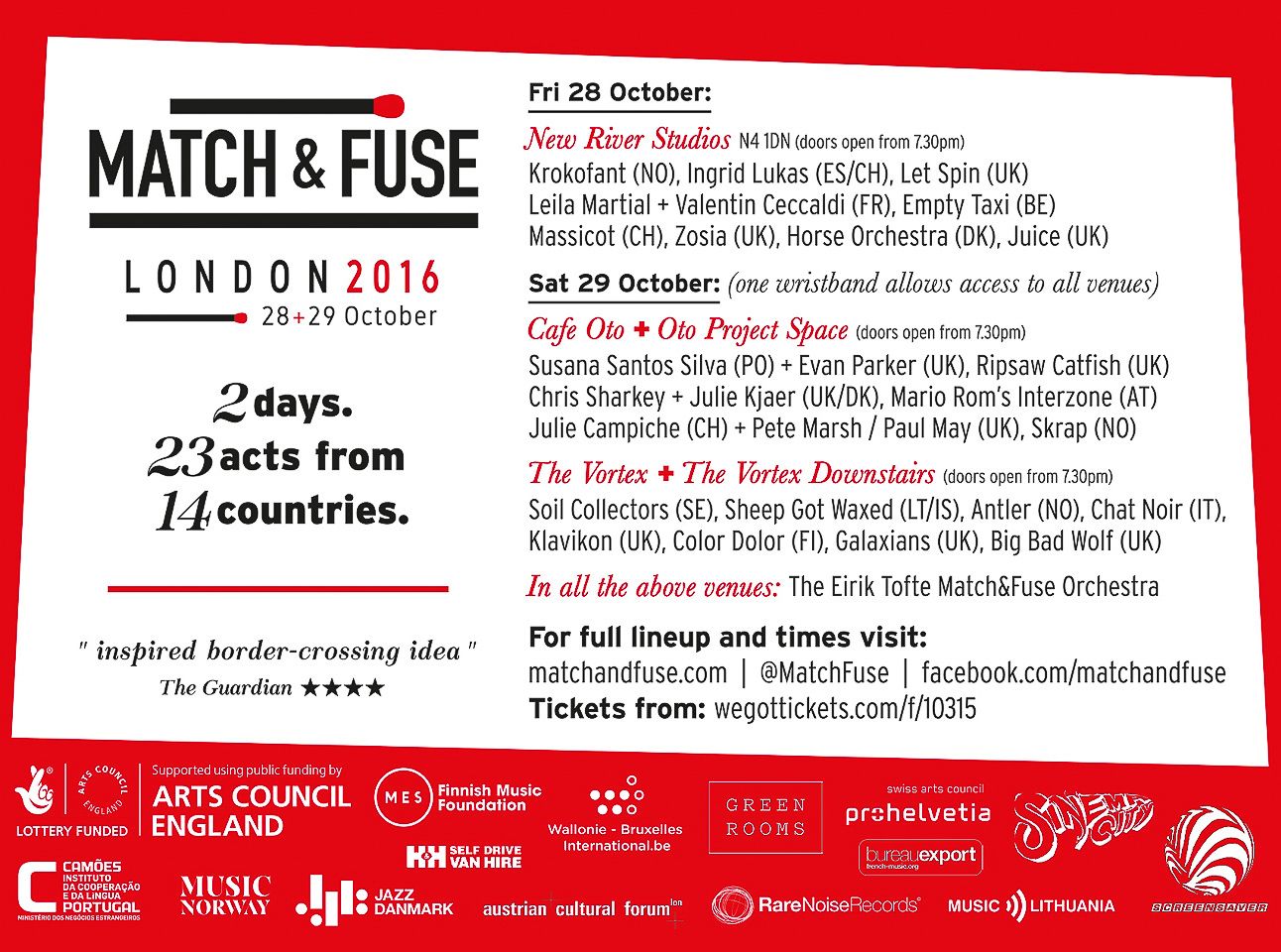 Match&Fuse Festival 2016 flyer back