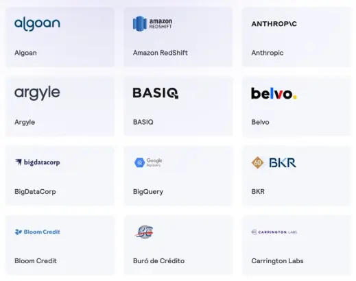 Screenshot of product output