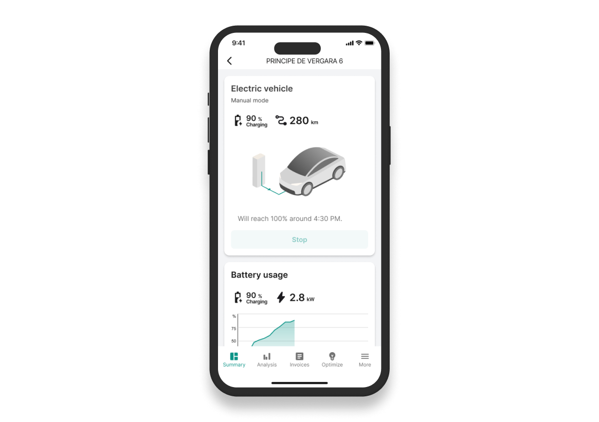 Screenshot of Clevergy product