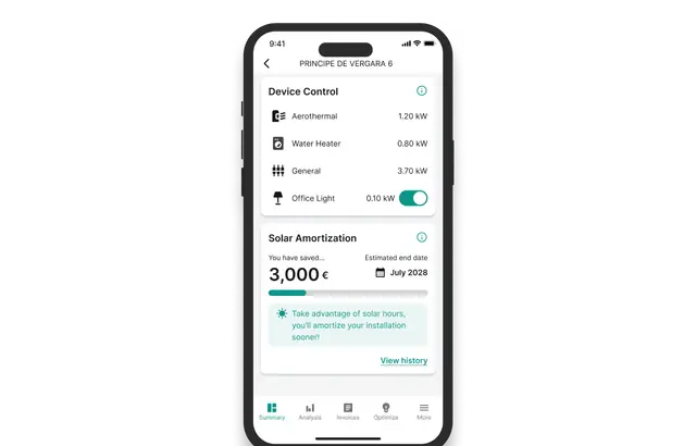 Screenshot of Clevergy product